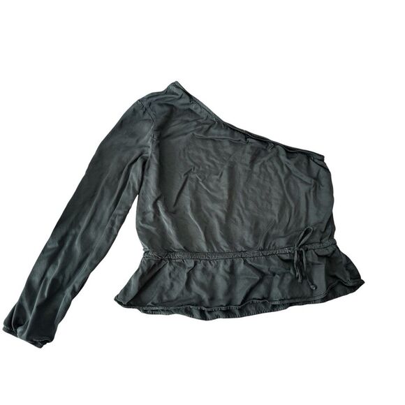 Anthropologie Cloth & Stone Blouse Women Small Top Green Corpcore Classic Modern - Picture 1 of 7